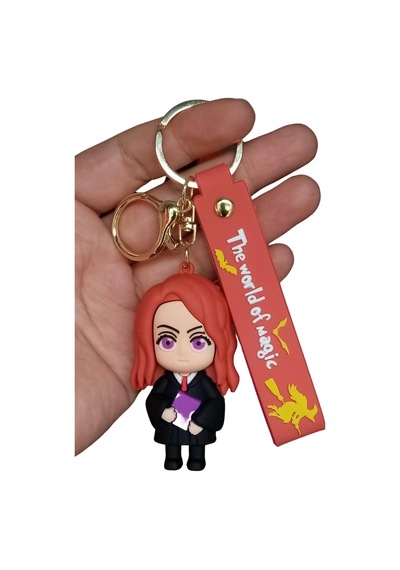Dünyadan Hediyeler Harry Potter Ginny Weasley 3d Silikon Anahtarlık
