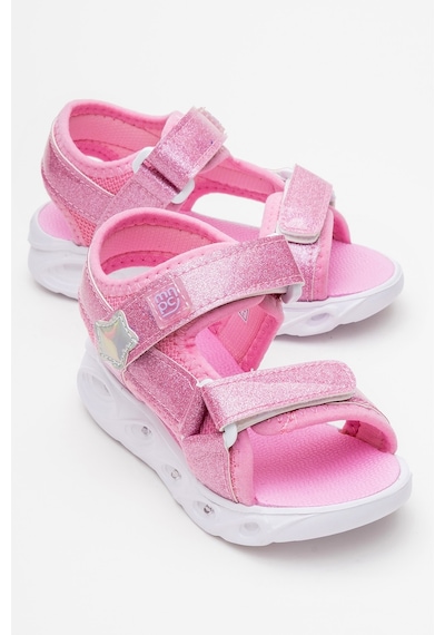 Mnpc Kız Çocuk Pembe Işıklı Anatomik Hafif Günlük Sandalet 25y3s1006859 Pembe