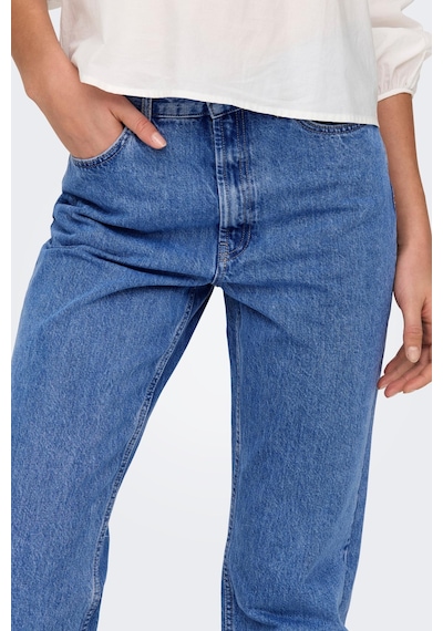 Only 15336776 Onlrıley Ex Hw Rw Str Dot006 Dnm Kadın Jean Pantolon Special Bright Blue Denim