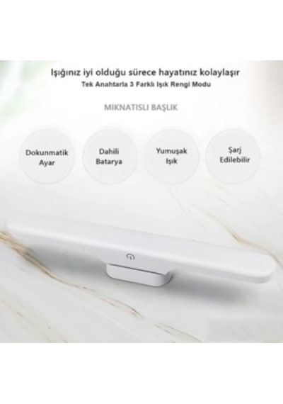 Kalosuz Mıknatıslı Üç Farklı Dekoratif Yatak Başı Makyaj Masası