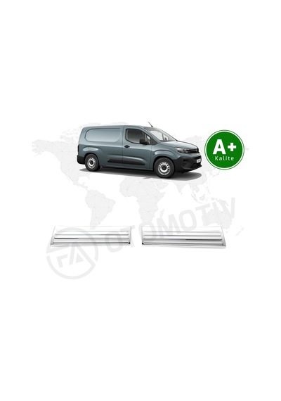 Opel Combo Panelvan Krom Kapı Eşiği Kaplaması 2024 Model Ve Sonrası
