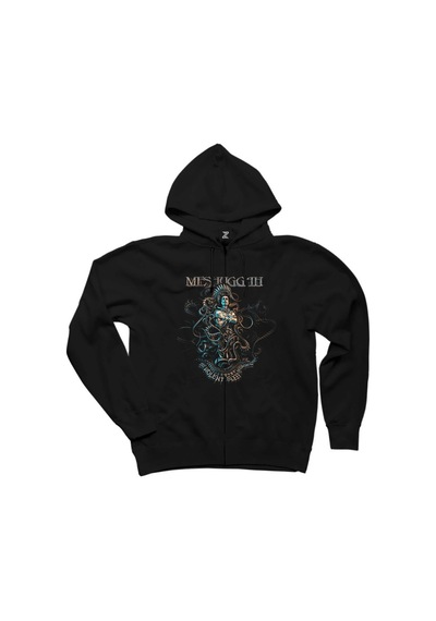 Meshuggah The Violent Sleep Of Reason Siyah Fermuarlı Kapüşonlu Sweatshirt Siyah