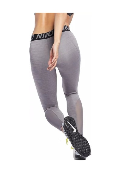 Pro Tayt 365 Dri-fit Training File Panelli Bel Toparlayıcı Kadın Spor Tayt Tight Gri