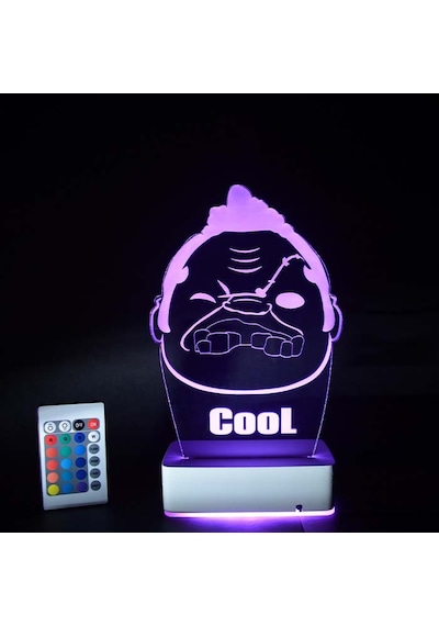 Kişiye Özel Dota 2 Pudge Karakteri 3D Led Lamba
