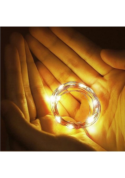 44 Adet Yüksek Kalite 1.5 Metre Pilli Gün Işığı Led Işık Modlu Hızlı Yavaş Sabit Pil Dahil Peri Led