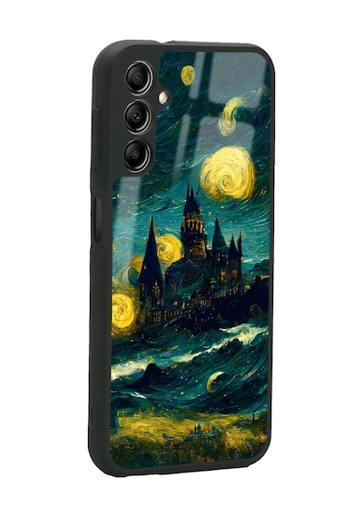 Samsung Uyumlu A04s Van Gogh Tasarımlı Glossy Telefon Kılıfı Çok Renkli