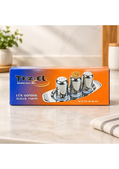 Küçük Metal Tuzluk Takımı Belirtilmemiş