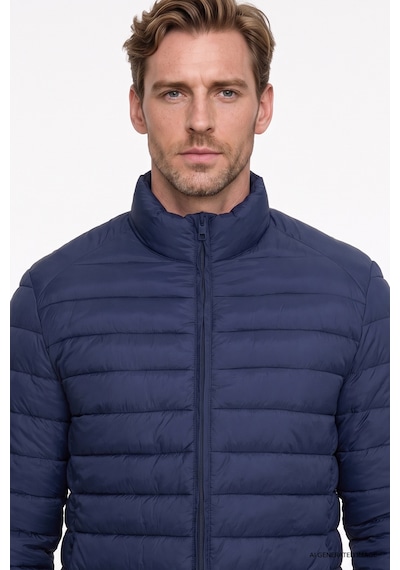 Ac&Co / Altınyıldız Classics Erkek Lacı Sıcak Tutan Elyaf Dolgulu Ultra Hafif Standart Fit Şişme Mont Lacı Lacivert Ac&Co / Altınyıldız Classics Erkek Lacı Sıcak Tutan Elyaf Dolgulu Ultra Hafif Standart Fit Şişme Mont Lacı Lacivert