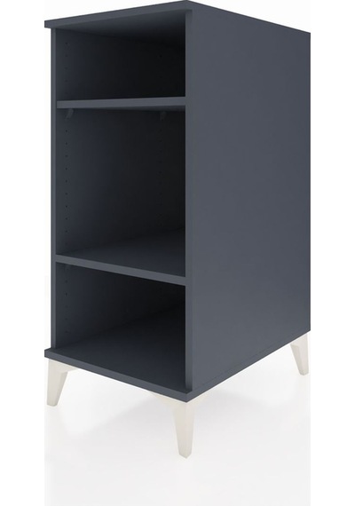 Kronos Komodin 2 Raflı 44x59x96 Antrasit-antrasit Antrasit
