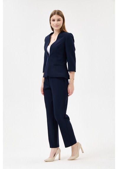 Velnara Moda Lacivert Zamansız Klasik Kadın Takım Elbise-v Yaka Ceket & Dar Paça Pantolon Lacivert - 927044721 Lacivert Velnara Moda Lacivert Zamansız Klasik Kadın Takım Elbise-v Yaka Ceket & Dar Paça Pantolon Lacivert - 927044721 Lacivert