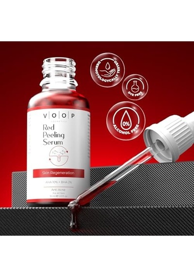 Voop Kırmızı Peeling, Cilt Yenileyici Serum 30 Ml
