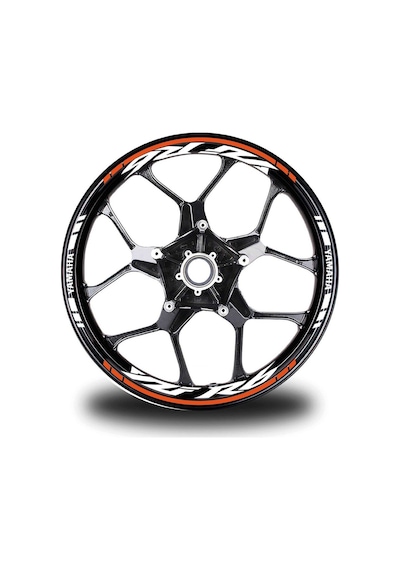 Turuncu Yamaha R6 Jant Sticker Etiket