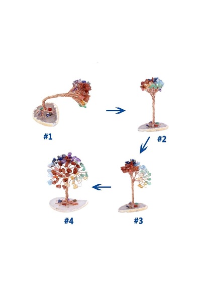 Valkyrie Ametist Yaşam Ağacı Kristal Bonsai Doğal Taş Dekor / El Yapımı Tel Ağaç Meditasyon &amp Ofi