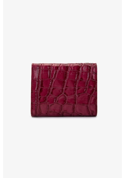 Valmenti Kadın Hakiki Deri Bordo Cüzdan 301 Ece Bn Cuzdan Y24 Bordo Kroko Bordo