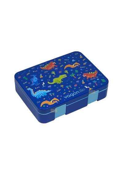 Vagonlife Bento 1300ml Lunchbox Tek Katlı 4 Bölmeli Abs Plastik Çocuk Sefer Tası Yemek Kutusu Pembe