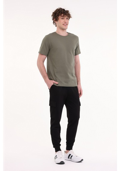 Kinetix Mb Cz Jk 11bs101 5fx Haki Erkek Kısa Kol T-shirt Haki