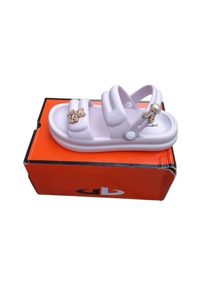Tasli Renkli Sandalet 30-35 Lila
