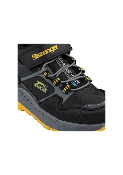 Slazenger KENZIE Çocuk Cırt Cırtlı Siyah / Sarı Bot