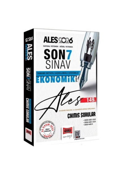 2026 Ales Sayısal-sözel Yetenek Son 7 Sınav Çıkmış Sorular Ekonomik Seri