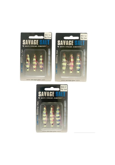Savage Gear Psycho Sprat Lrf Jig Yem 3adet Set Turkish Zebra Mix