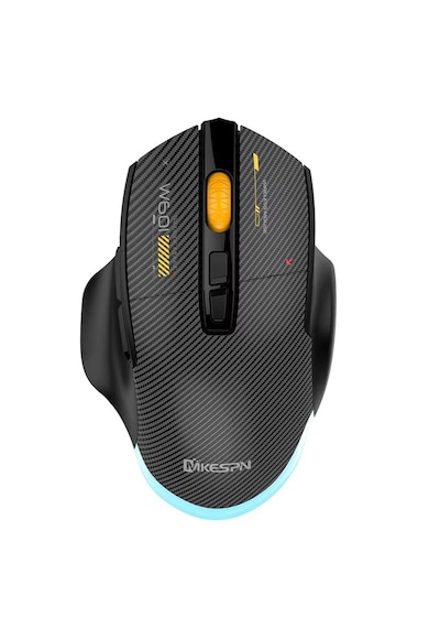 Mkespn Sxs-w601 7 Tuşlu Gaming Mouse Karbon Fiber 3 Modlu Kablolu - Bluetooth - Usb Alıcılı 12800 Dpı Makro Tanımlı Oyun Faresi -