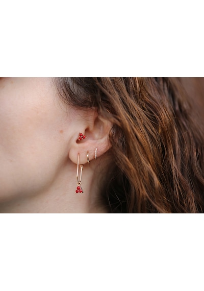Reis Kuyumculuk Tragus Kokina T10092 Altın  Küpe