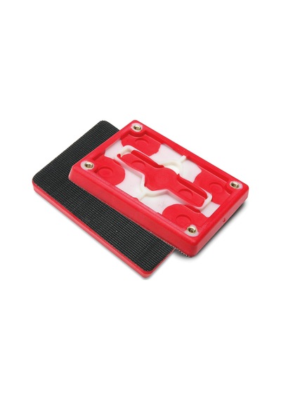 Hookit Pad 20433, 7,62 Cm X 10,16 Cm Kırmızı Köpük 7,62 Cm X 10,16 Cm