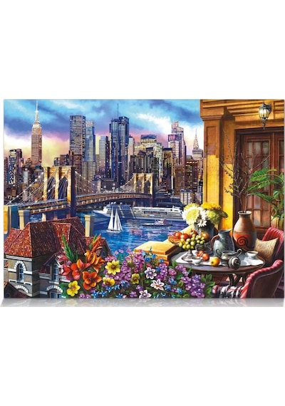 Star Puzzle Uyumayan Şehir Brooklyn 2000 Parçalık Puzzle