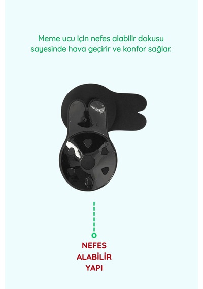 Oypalife Göğüs Dikleştirici Ped Siyah