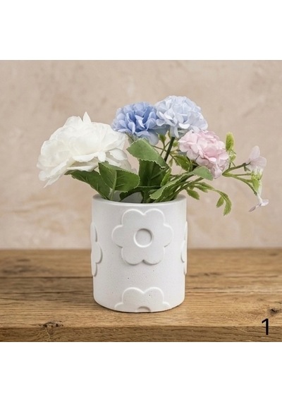 Dekoratif Çiçek Desenli Silikon Kalıp 7.6 Cm