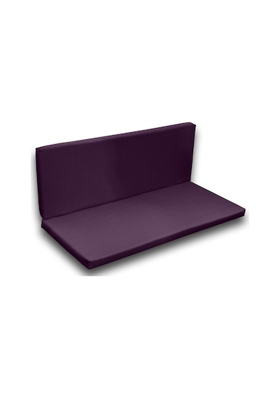 Dekosoy Arkalıklı Bank Minderi 110x50x5cm Mor