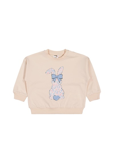 Civil Baby Tavşan Baskılı 3'lü Set 6-18 Ay Sweatshirt - Standart