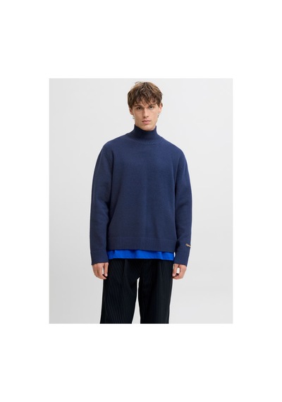 Jack & Jones Jornorrebro Knıt Hıgh Neck Ocean Cavern
