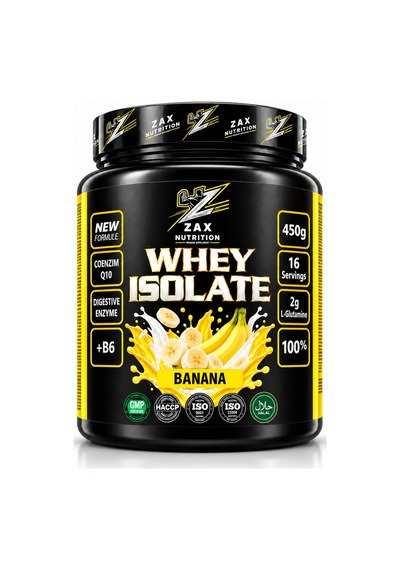 Isolate Whey Muz Aromalı 450 Gr + Shaker