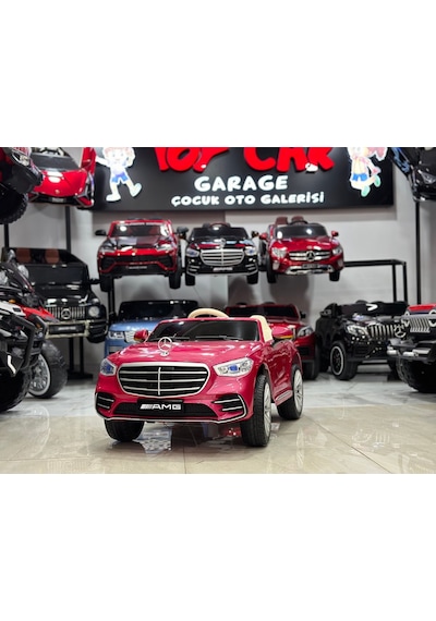 12 Volt Mercedes S600 Metalik Pembe