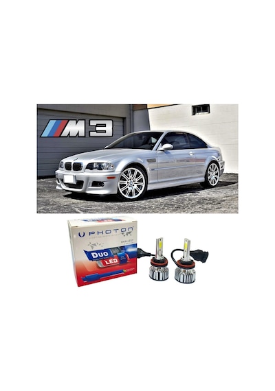 Bmw E46 Led Xenon Kısa Far Ampulü H7 Duo Yeni Seri Beyaz