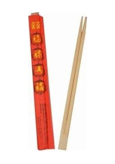 Bambu Yemek Çubuğu Chopstick 100 Çift Paket Bambu Çok Renkli Diğer