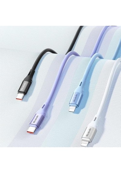 Ca-1864 Typec To İphone Pd 36w Hızlı Data-şarj Kablo 1.2m Mavi
