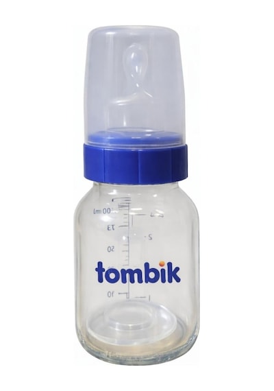 Tombik Cam Biberon 100 Ml Meyve Serisi-Lacivert