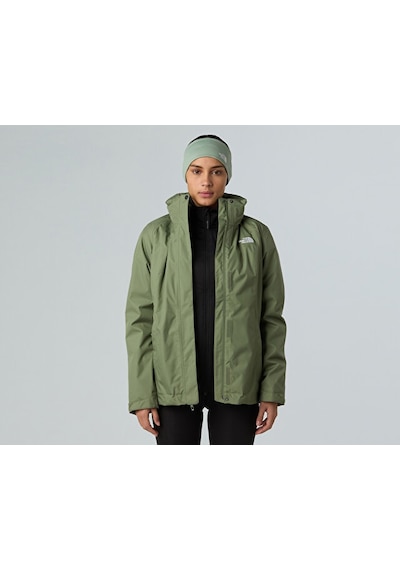 The North Face W Evolve Iı Triclimate Jacket - Eu Kadın Outdoor Montu Nf0a8e02d0ı1 Yeşil Yeşil
