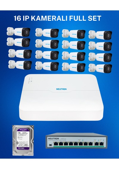 Neutron 16 Ip Kameralı Set