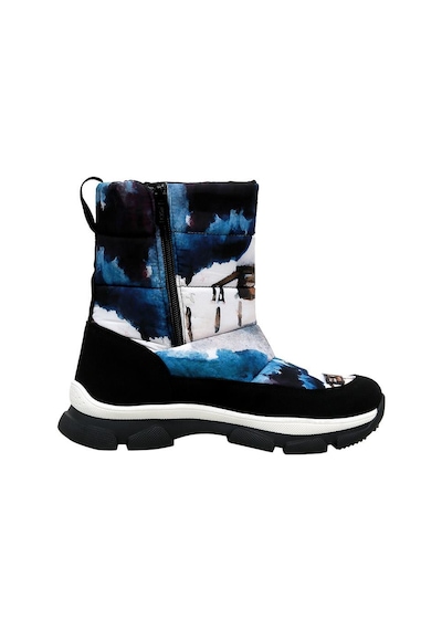 Kadın Vegan Çok Renkli Kar Botu - Snow And Ink Tasarım Multicolor