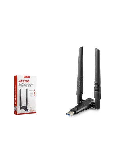 Pıx-lınk Uac20 Usb Wıfı Adaptor Ac1200 Dual Anten 2.4ghz&5ghz Rtl
