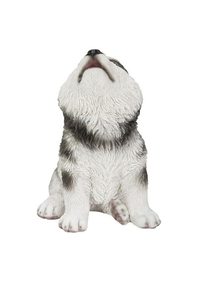 Hi Line Gift Ltd Uluyan Alaskan Malamute Yavru Köpek Heykeli Heykelcik