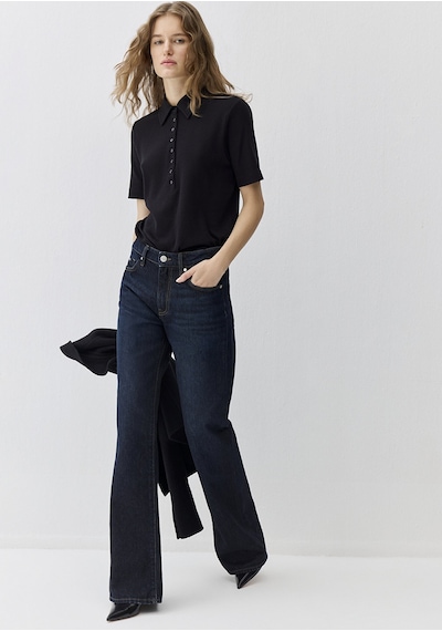 Mavi - Ashlie Mavi Edition Tencel Liyosel Karışımlı Derin Mavi Jean Pantolon 1012714-91275 Koyu Mavi