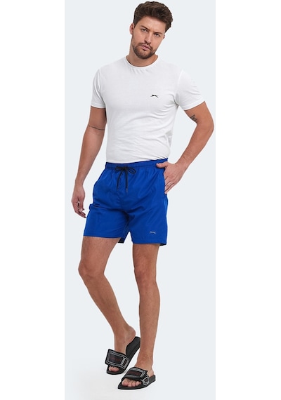 Slazenger RENO Erkek Cepli Deniz Şortu Saks Mavi Mayo