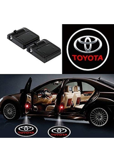 OtoÇizgi Toyota Uyumlu Pilli Kapı Altı Led Logo 2 Adet N11.1442 OtoÇizgi