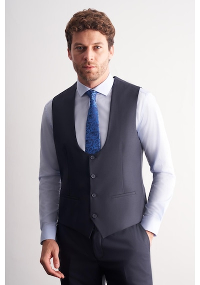 İmza Lacivert Mono Yaka Astarlı Çift Yırtmaç Esnek 6 Drop Slim Fit Basic Yelekli Takım Elbise 1001255186 Lacivert İmza Lacivert Mono Yaka Astarlı Çift Yırtmaç Esnek 6 Drop Slim Fit Basic Yelekli Takım Elbise 1001255186 Lacivert