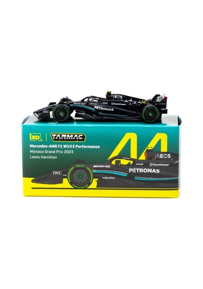 Tarmac Works 1/64 Mercedes-amg F1 W14 E Performance Monaco Grand Prix 2023 Lewis Hamilton Std