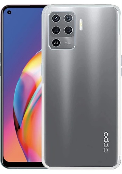 Ally Oppo F19 Pro Kılıf Kamera Korumalı Ultra İnce Şeffaf Silikon Kılıf- 5775